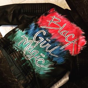 ZARA LEATHER JACKET CUSTOMED